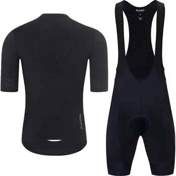 cyklistický dres HOLOKOLO Cyklistický krátký dres a krátké kalhoty - EYELET - černá