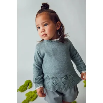 Dívčí svetr Dětský svetr Mayoral modrá barva, 2353 2353.4E.Baby.9BYA 55X, vel. 86