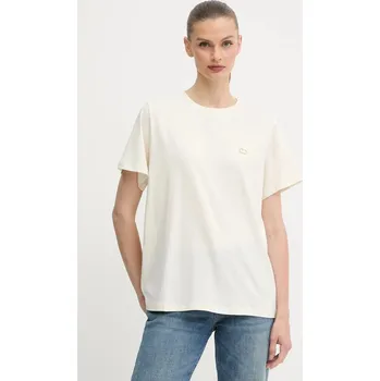 Dámské tričko Bavlněné tričko Twinset dámské, béžová barva, 252TP2057 01X, vel. XL