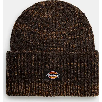 Čepice Čepice Dickies Lewistown Beanie hnědá barva, z husté pleteniny, DK0A4Z3J 89X, vel. ONE SIZE