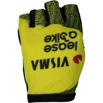 Cyklistické rukavice RAPIDGEAR Cyklistické rukavice krátkoprsté - VISMA TDF25 REPLICA GLOVES - žlutá/černá L