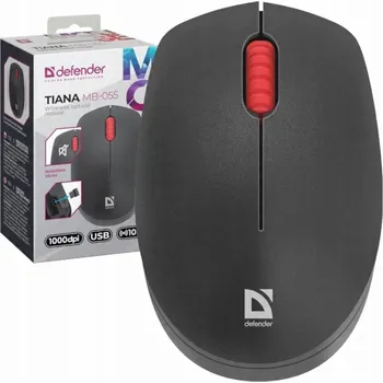 Myš Bezdrátová myš Defender TIANA MB-055 tichá bezkliková 1000dpi černá