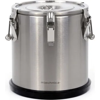 Termobox Termoska k přepravě potravin 20 l z nerezové oceli s podstavcem z umělé hmoty | TECHNICA, Gold Line