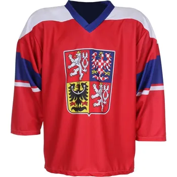Hokejový dres Merco Replika ČR 2024 hokejový dres červená Velikost oblečení: XL