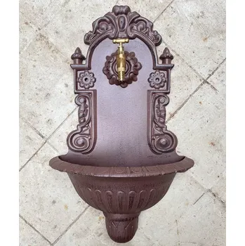 Umyvadlo Umyvadlo LITINOVÉ FOUNTAIN, hnědé