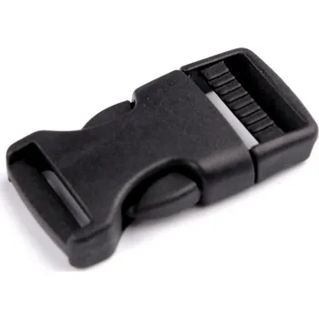 Spona trojzubec šíře 20 mm černá 5 pár