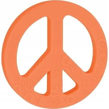 Kousátko B.Toys silikonové oranžové