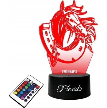 Lampička Stolní lampička Kůň ze statku, 16 barev LED PLEXIDO