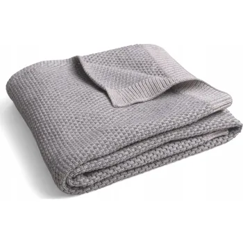 Prostěradlo Deka 80x100 MINI RATTLE z bavlny Šedá