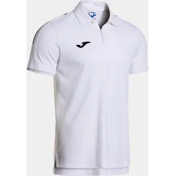 Pánské tričko JOMA OLIMPIADA POLOKOŠILE UNISEX - Bílá - velikost 3XS