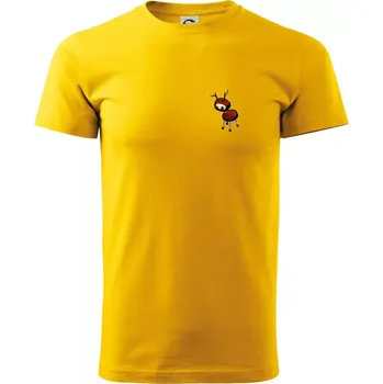 Kaštanový jelínek - prso - Triko extra velké (5-8XL) - 7XL ( Žlutá )