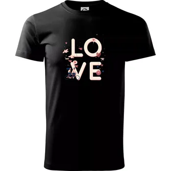 Love cyklisti pár - Triko extra velké (5-8XL) - 7XL ( Černá )