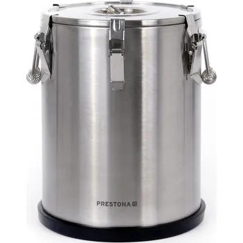 Termobox Termoska k přepravě potravin 25 l z nerezové oceli s podstavcem z umělé hmoty | PRESTONA, P59125