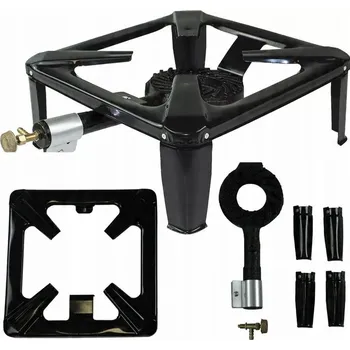 Turistický vařič VELKÝ PLYNOVÝ HOŘÁK ŽIDLIČKA LITINOVÝ PLYNOVÝ VAŘIČ SILNÁ SADA