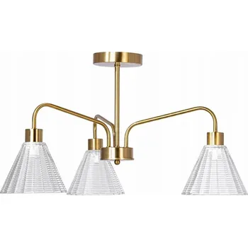 Stropní svítidlo FLAMMA 3xE27 patina 3 stínidla W-N6598/3 Venti