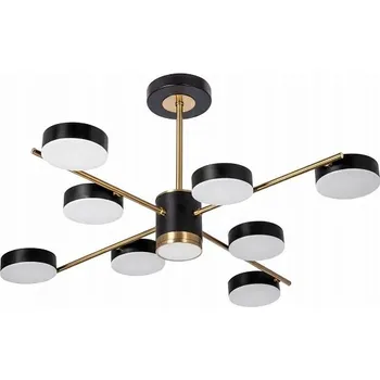 Stropní svítidlo lustr 8x7W+1x6W plné LED zlaté