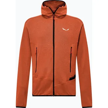 Pánská mikina Pánská treková mikina Salewa Agner Hemp 2 Hooded bombay brown