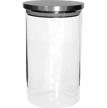 Dóza sklenice 1L s víčkem vzduchotěsná TUBE