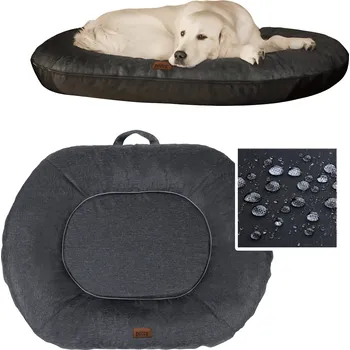 Pelíšek pro psa PillowPrim ponton pro psa šedý 99 cm x 79 cm