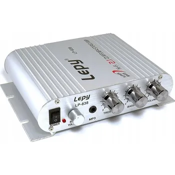 Hi-Fi Zesilovač 3kanálový zesilovač do auta Lepy LP-838 30 W