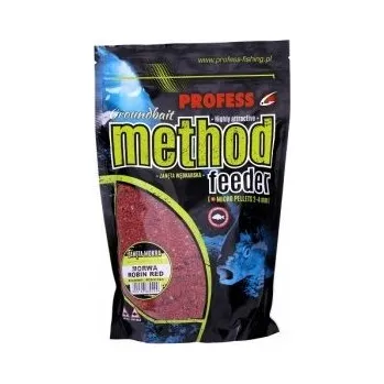 Návnadová surovina PROFESS NÁVNADA METHOD FEEDER READY MORUŠE ROBIN RED 700g PIKANTNÍ KOŘENÍ