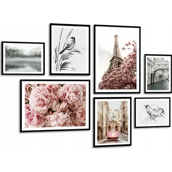 Obraz VELKÁ SADA 7 kusů Obrazů BEZ RÁMU KP205 (pouze plátna)