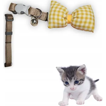 OBOJEK PRO KOČKY MAŠLE BEZPEČNOSTNÍ ZVONEČEK NASTAVITELNÝ 23-35 CM 6 BAREV