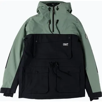 Pánská snowboardová bunda Colourwear Essential Anorak dk sage