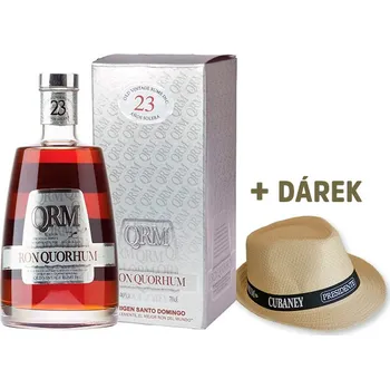 Rum Quorhum 23 Sistema Solera 40% 0,7l v dárkové krabičce + klobouk