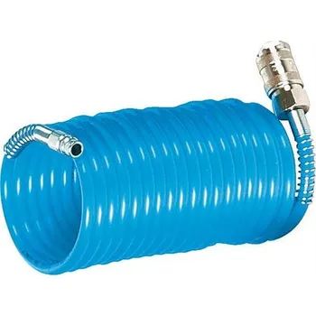 Příslušenství ke kompresoru BOW Spirálová hadice polyuretanová 5 m, O 6 mm, 10 bar, s rychlospojkami, 2115605