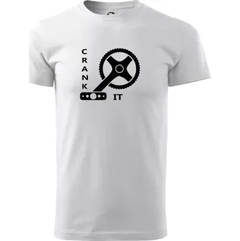 Pánské tričko Crank it - Triko extra velké (5-8XL) - 8XL ( Bílá )