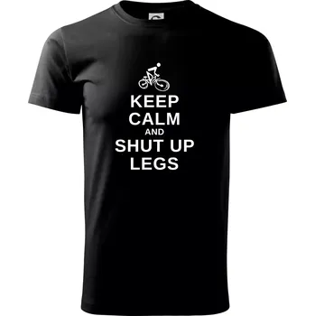 Keep calm and shut your legs - Triko extra velké (5-8XL) - 7XL ( Černá )