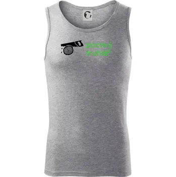 Poctivý Truhlář - Tílko pánské Core - M ( Tmavě šedý melír )