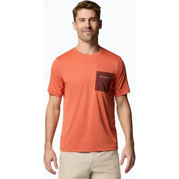 Pánské tričko Pánské tričko Columbia Hike Pocket Crew tuscan heather