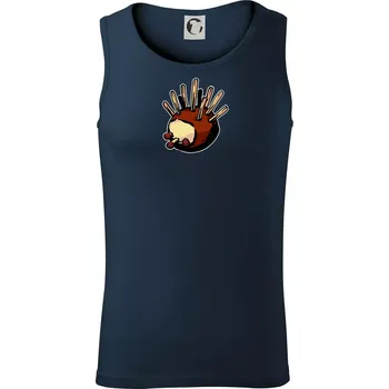 Kaštanový ježeček - Tílko pánské Core - L ( Námořní modrá (velmi tmavá - téměř černá) )