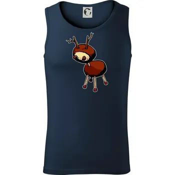 Kaštanový jelínek - Tílko pánské Core - 2XL ( Námořní modrá (velmi tmavá - téměř černá) )