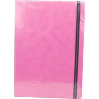 Blok NOTES SEŠIT BLOK ZÁPISNÍK hladký 17/24 cm RŮŽOVÝ
