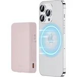 Powerbanka BENKS Magsafe růžová