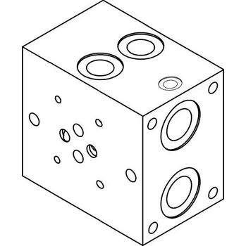 Blok Blok připojovací EM253/1YM (NG6; 1 pozice)Monoblock / Manifold