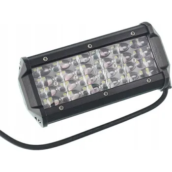 LED osvětlení LED PANEL ROVNÝ, 24 LED, SVĚTLOMET, HALOGEN, 12-80V