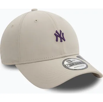 Módní doplněk Kšiltovka New Era Repreve Mini Logo 9FORTY New York Yankees light beige