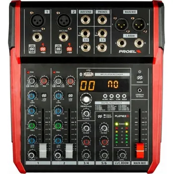 Hi-Fi komponenty PROEL PLAYMIX6 - ANALOGOVÝ AUDIO MIXPULT