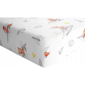 Prostěradlo PROSTĚRADLO S GUMOU 90x200 cm BAVLNA 100% SILNÉ MĚKKÉ BABYMAM