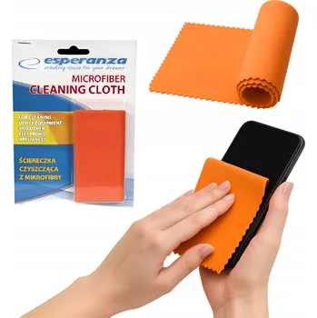 Utěrka Utěrka z mikrovlákna 15 x 15 cm - Savá, antibakteriální a odolná