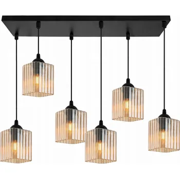 Závěsné svítidlo Light Home RIFFLE 6 - 6 světelných bodů E27