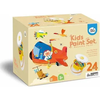 Dřevěná hračka Kreativní sada Maxi Kvašové barvy