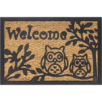 WYCIERACZKA POD DRZWI ZEWNĘTRZNA KOKOSOWA 40X60 VSTUPNÍ GUMOVÁ ROHOŽKA VELKÁ