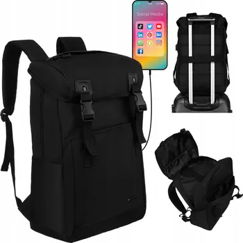 Městský batoh Městský batoh Peterson černý