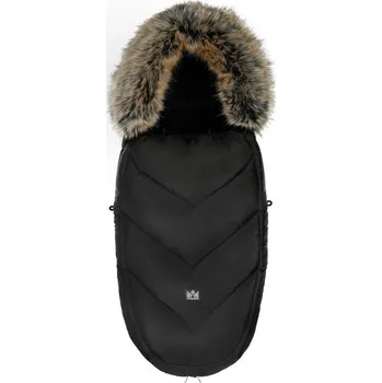 Fusak Little Elite Zimní fusak Prime Classic ČERNÝ béžový kožíšek