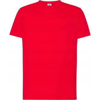 Pánská móda Pánské tričko T-SHIRT JHK bavlna červené XS